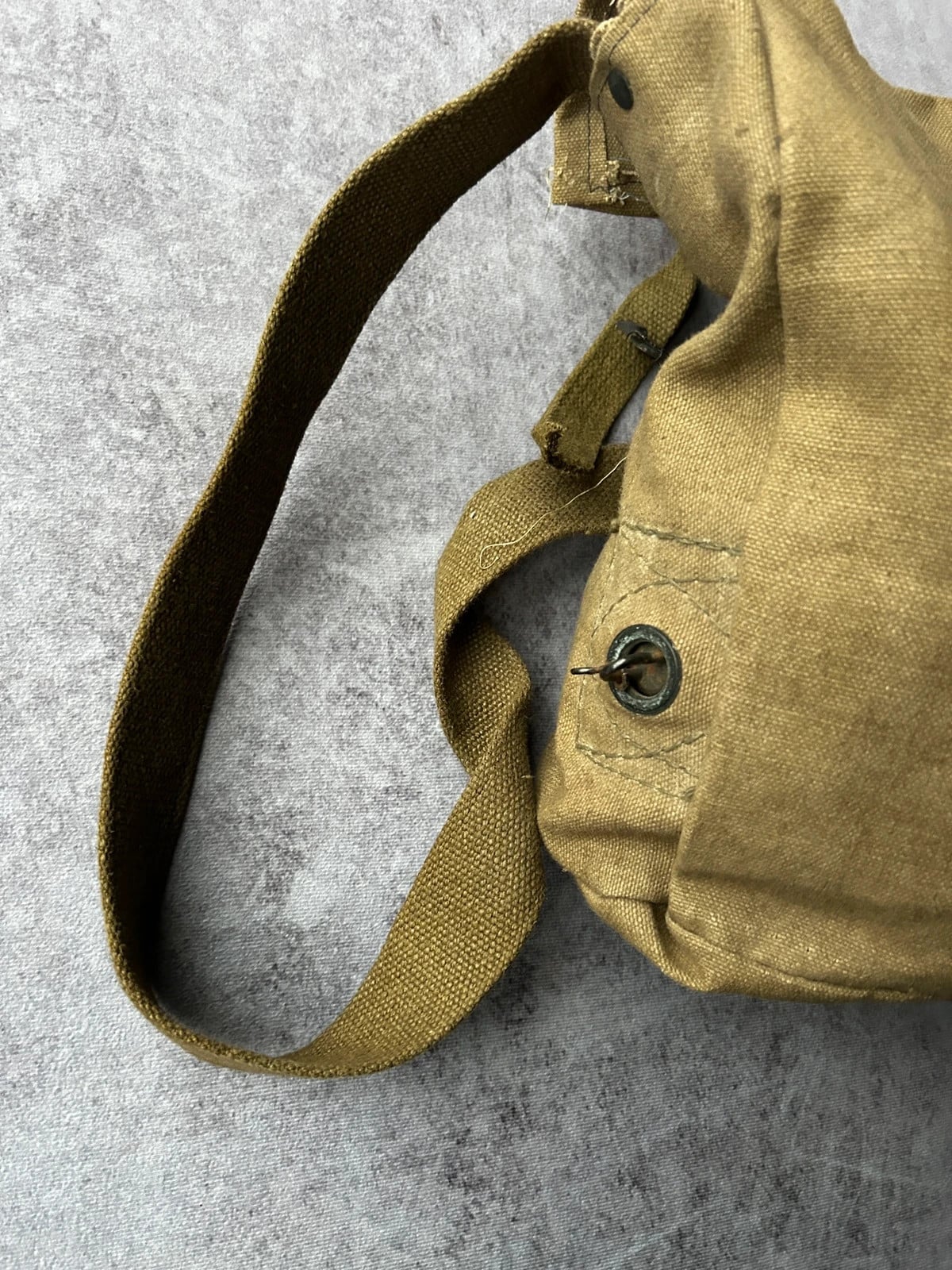 Esercito — Borsa a tracolla vintage anni 90 verde oliva — 8