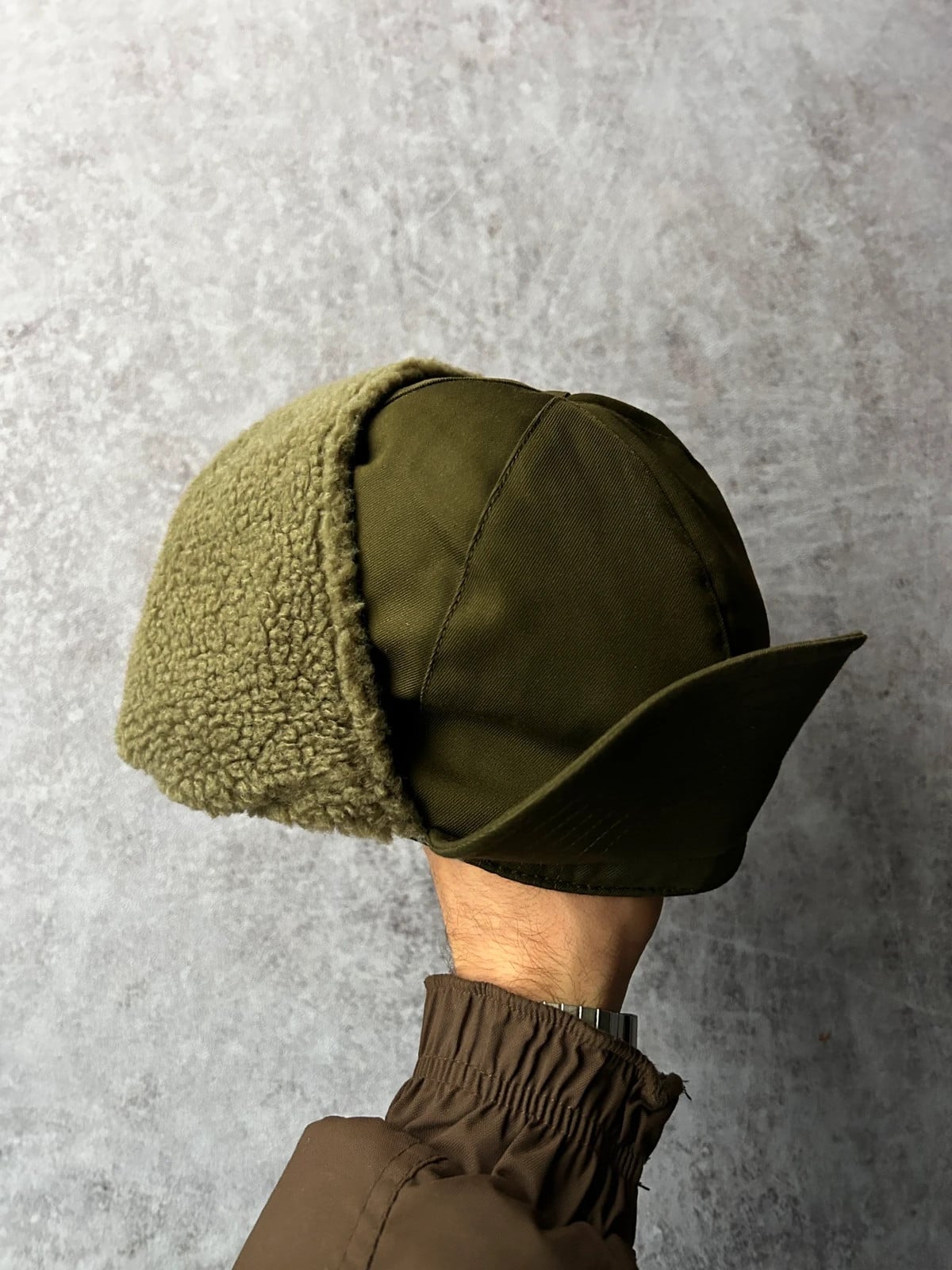 Esercito — Berretto invernale con paraorecchie verde — 11