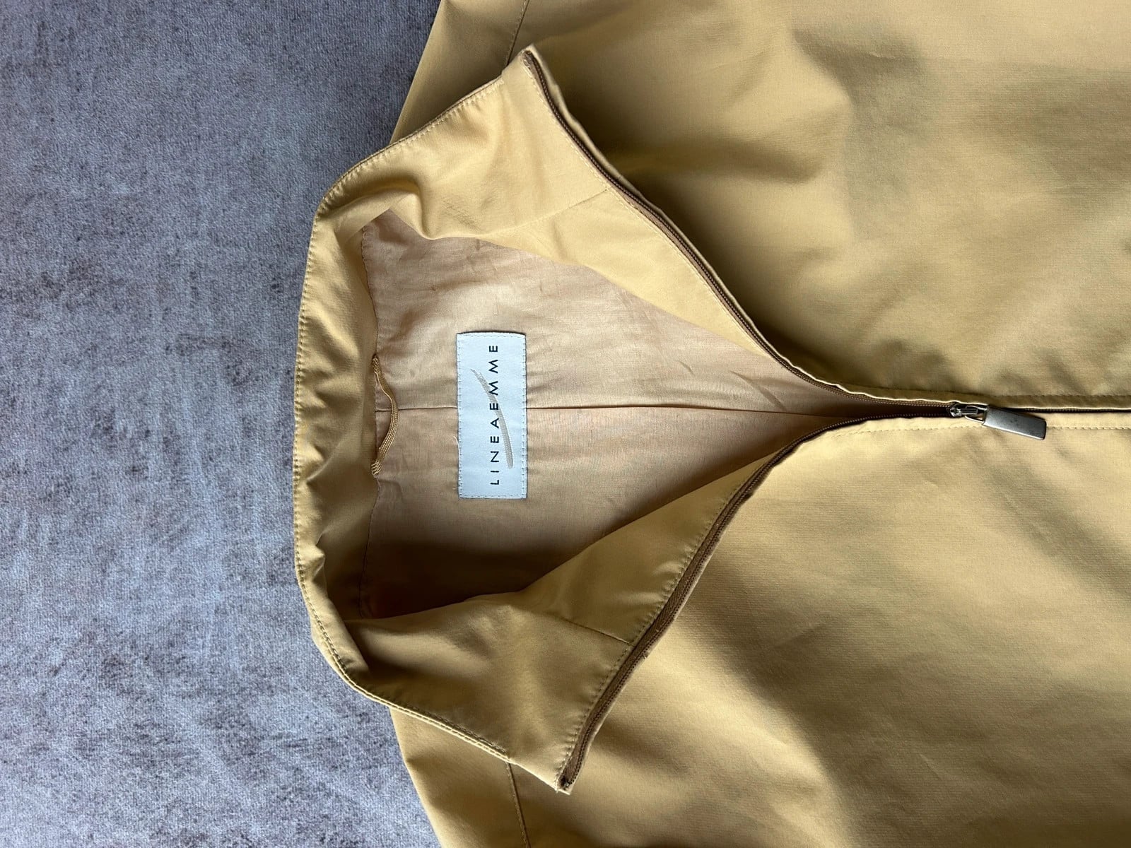 Lineaemme — Giacca donna vintage anni 2000 gialla — 5