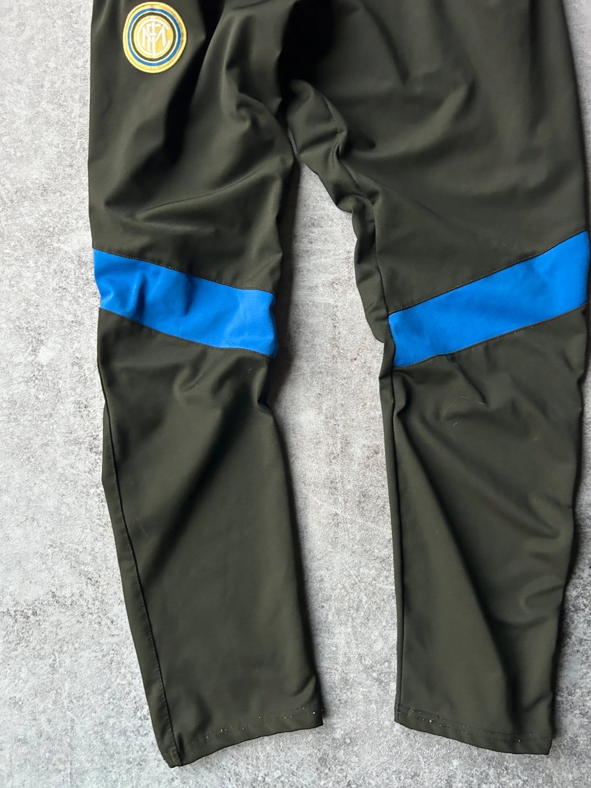 Nike — Pantaloni tuta Inter anni 2000 verde scuro