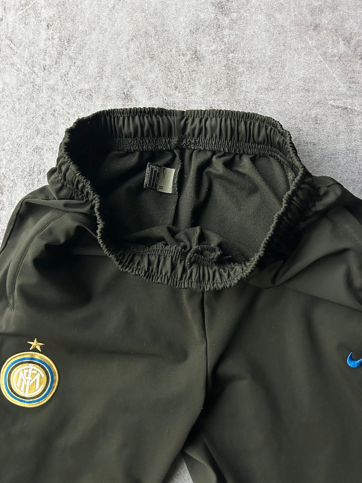 Nike — Pantaloni tuta Inter anni 2000 verde scuro