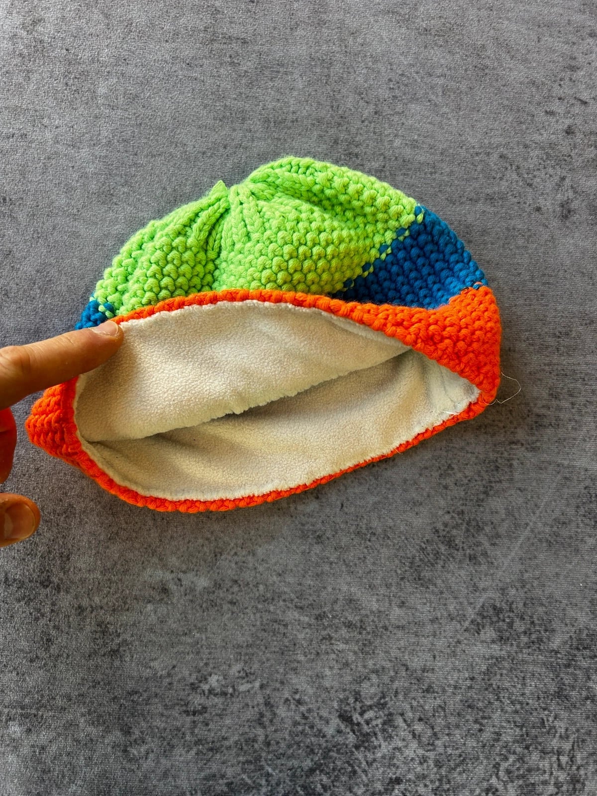 Eisbär — Cappellino sci in maglia anni 90 multicolore — 3