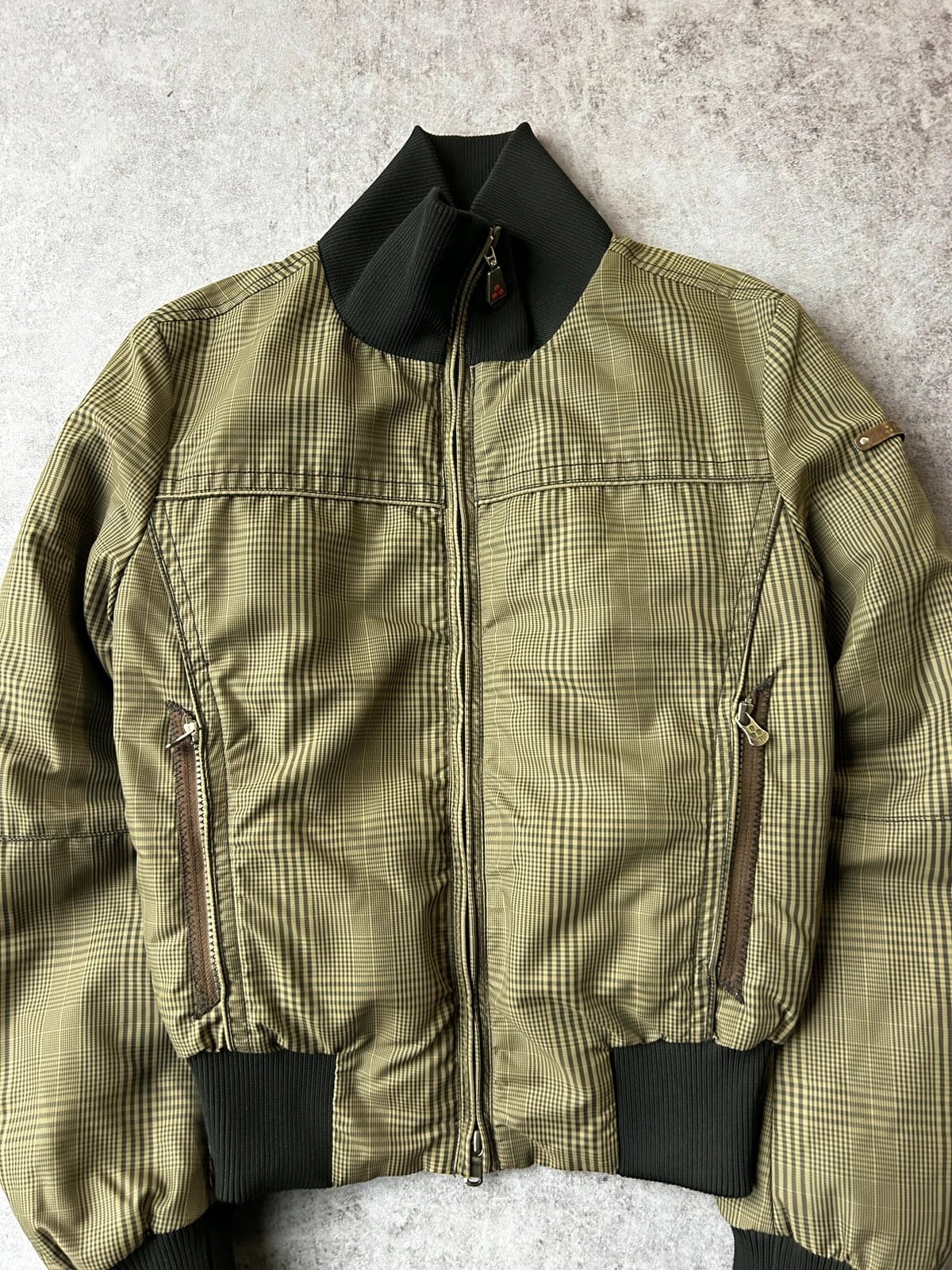 Peuterey — Giacca bomber anni 2000 verde oliva — 2