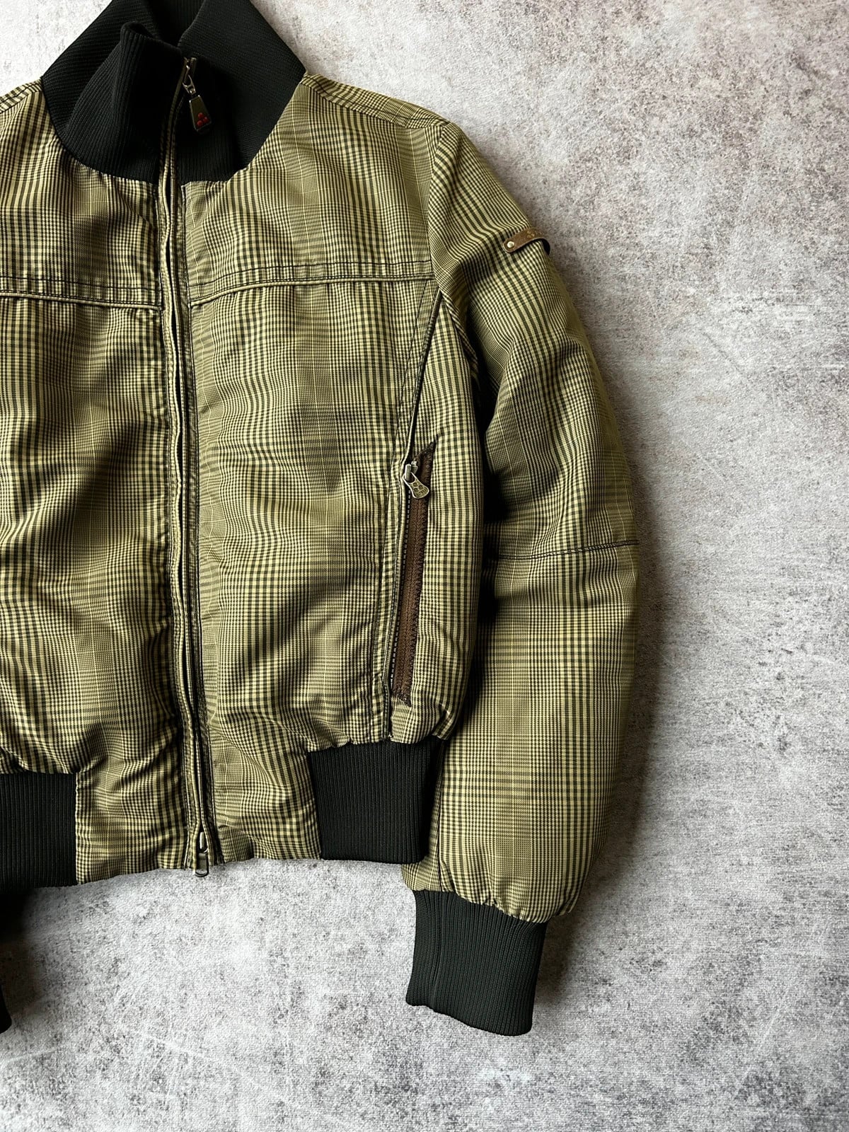 Peuterey — Giacca bomber anni 2000 verde oliva — 3