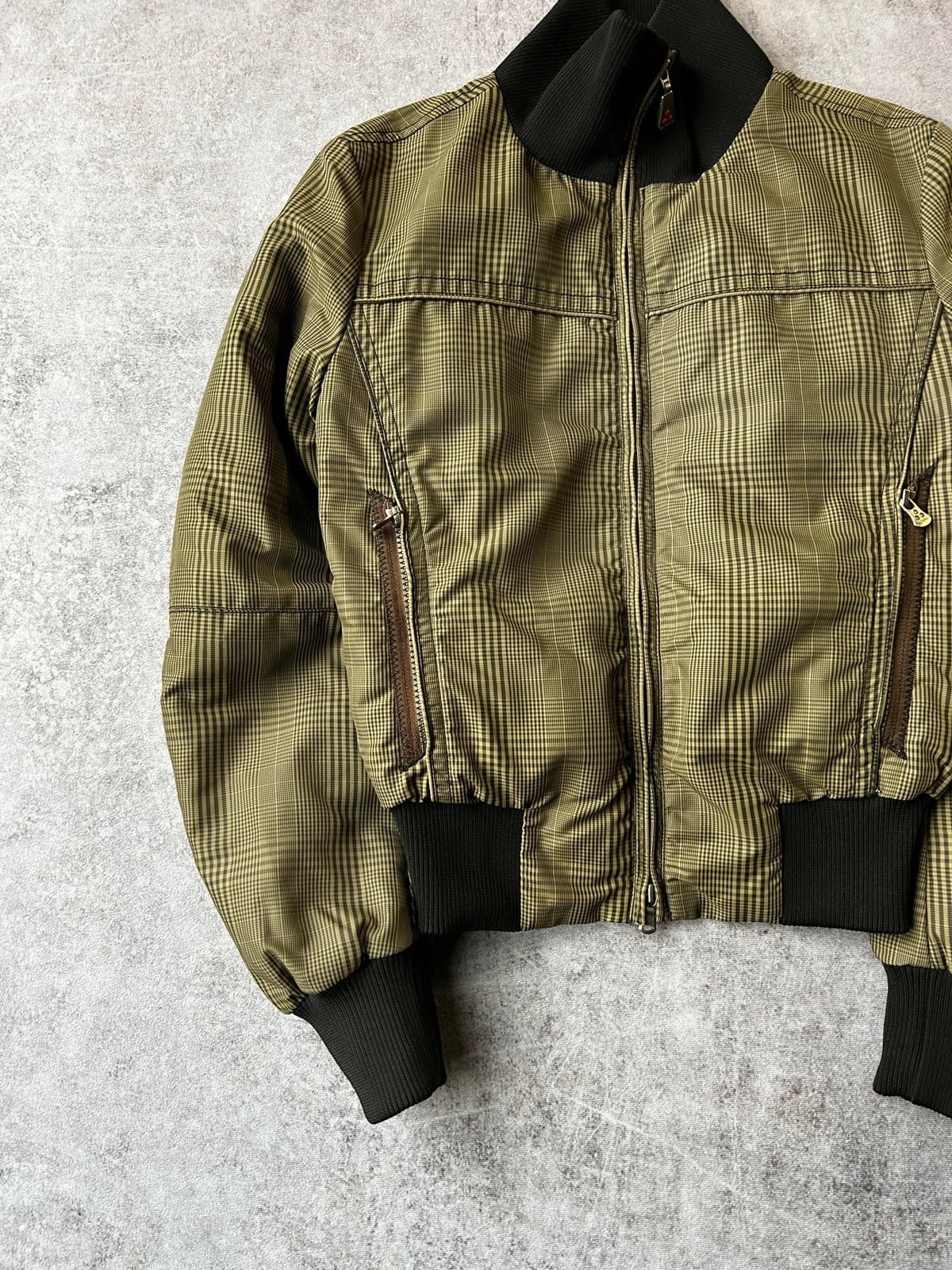 Peuterey — Giacca bomber anni 2000 verde oliva — 4