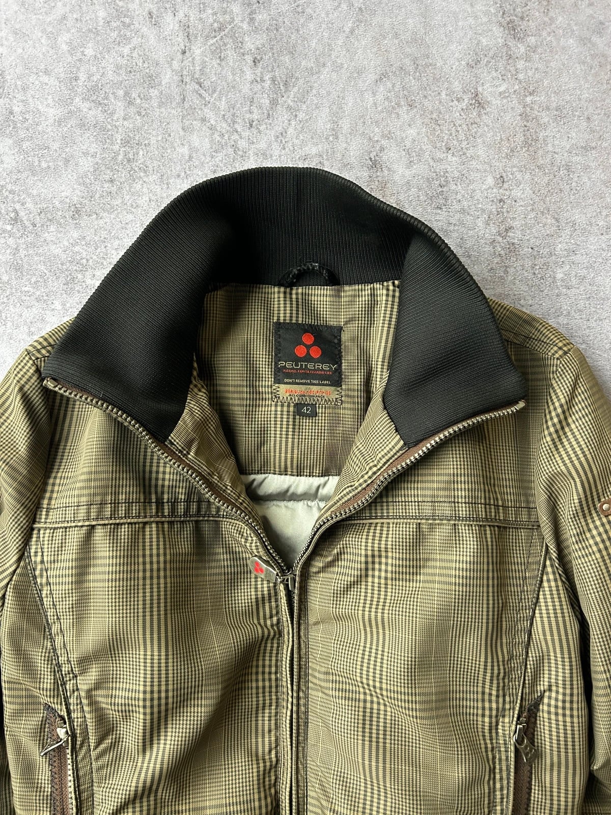 Peuterey — Giacca bomber anni 2000 verde oliva — 8