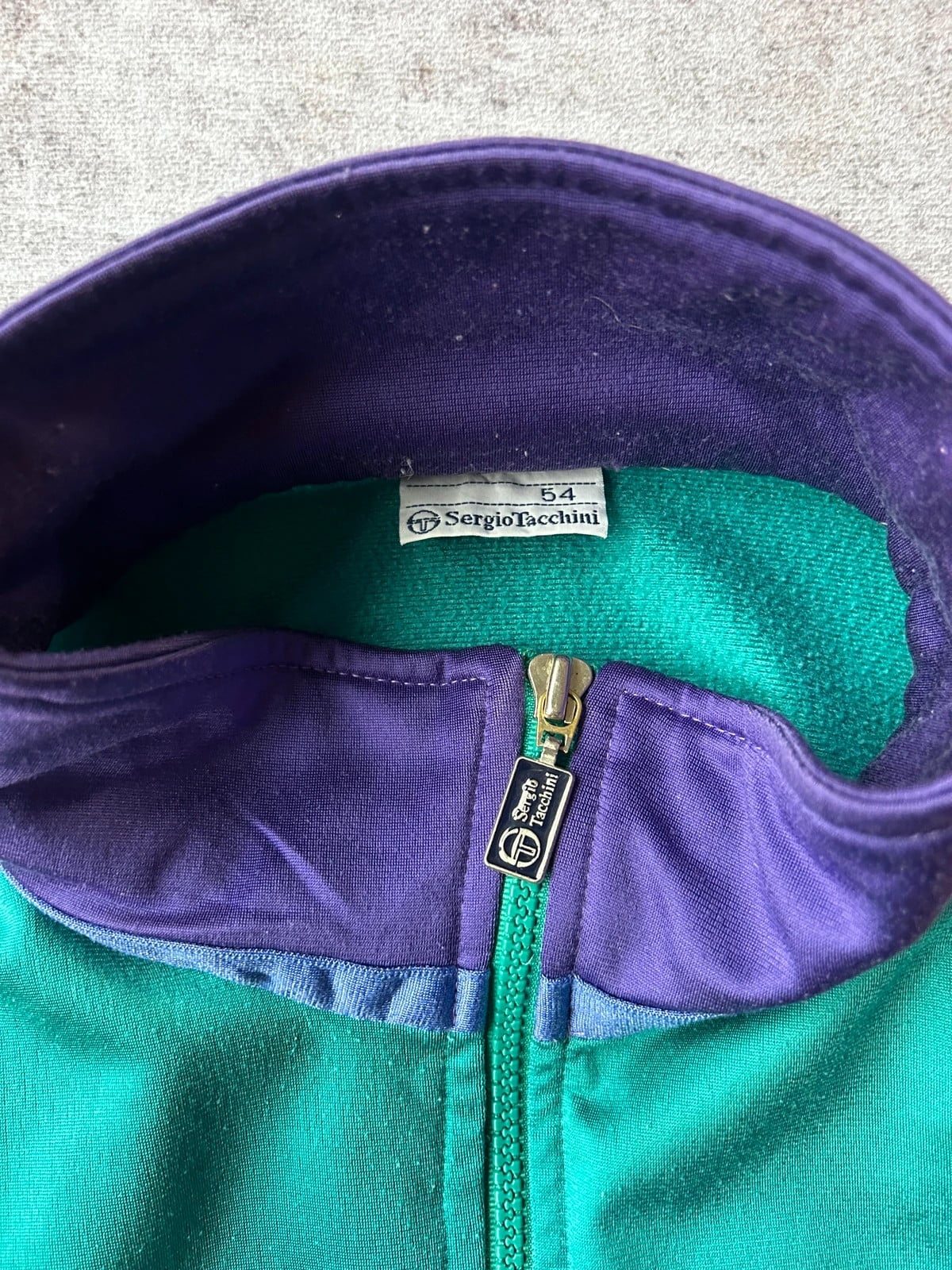 Sergio Tacchini — Tuta sportiva anni 90 viola verde rosso — 6