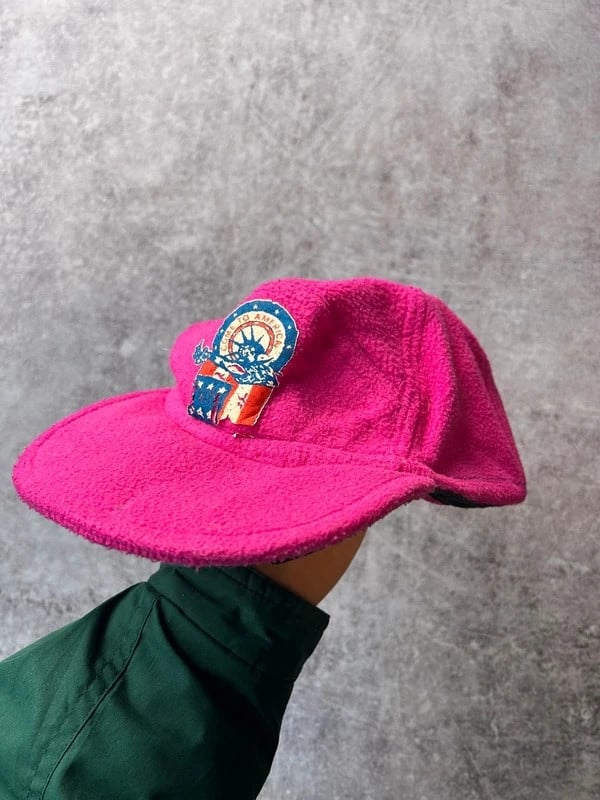 Polaris — Cappello in pile anni 90 fucsia — 2