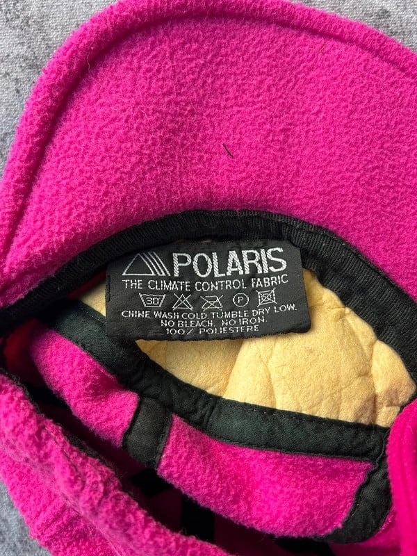 Polaris — Cappello in pile anni 90 fucsia — 4