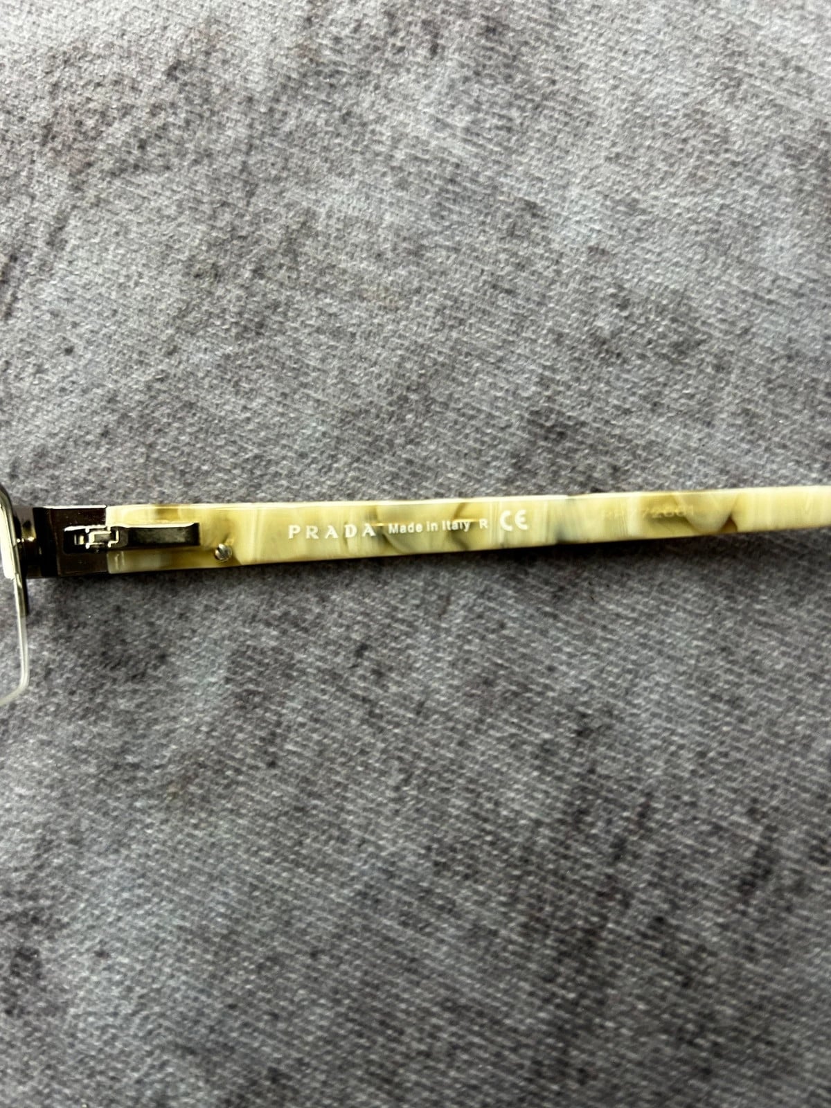 Prada — Occhiali da vista rimless anni 2000 havana — 5