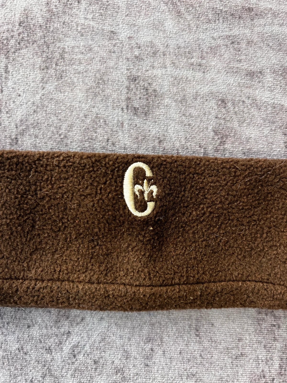 Conte of Florence — Fascia in pile anni 90 marrone — 2