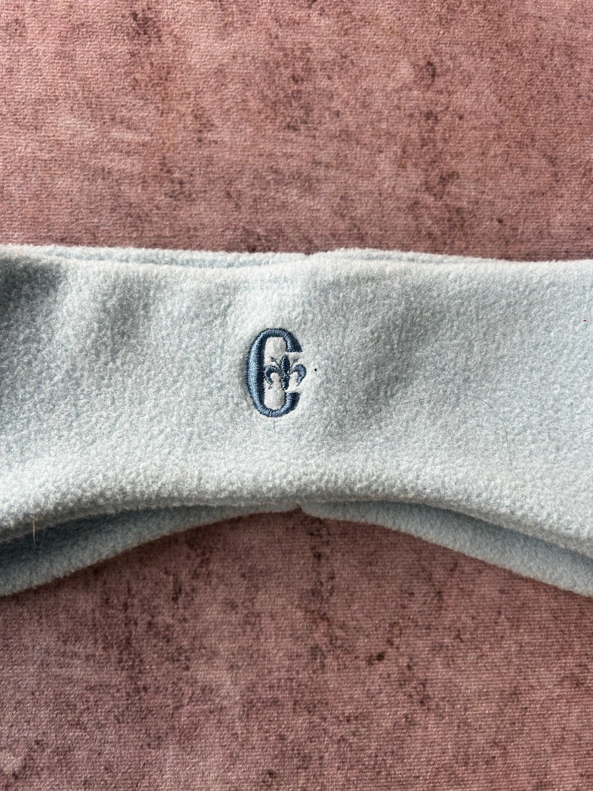 Conte of Florence — Fascia in pile anni 90 azzurro