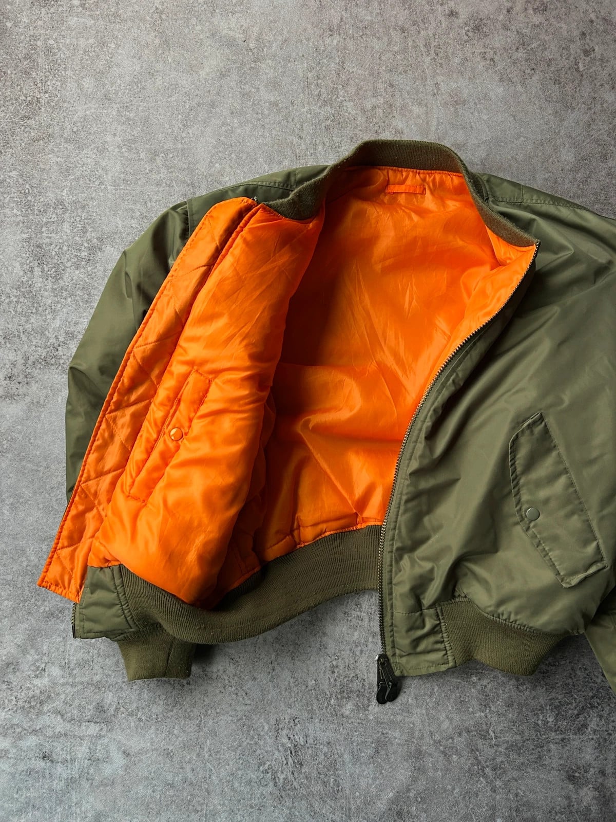 Aeronautica Militare — Bomber MA-1 anni 2000 verde militare — 9