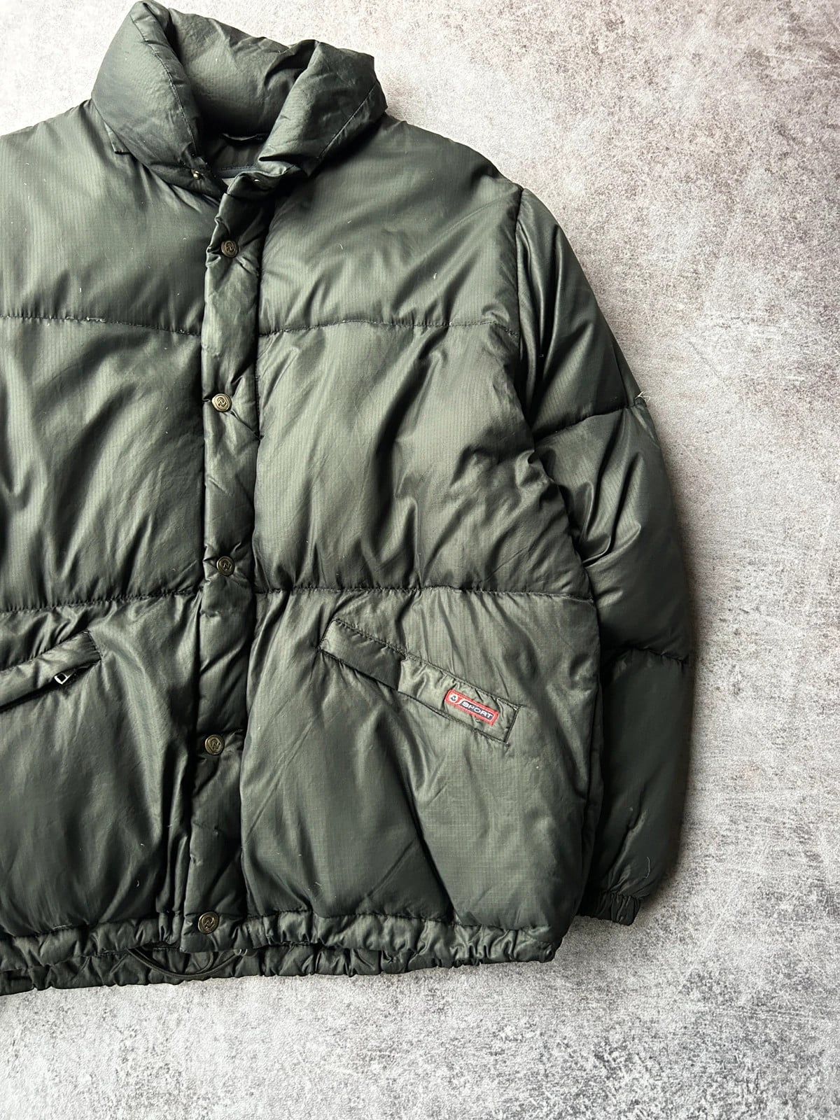 Invicta — Giacca puffer anni 90 verde scuro — 3
