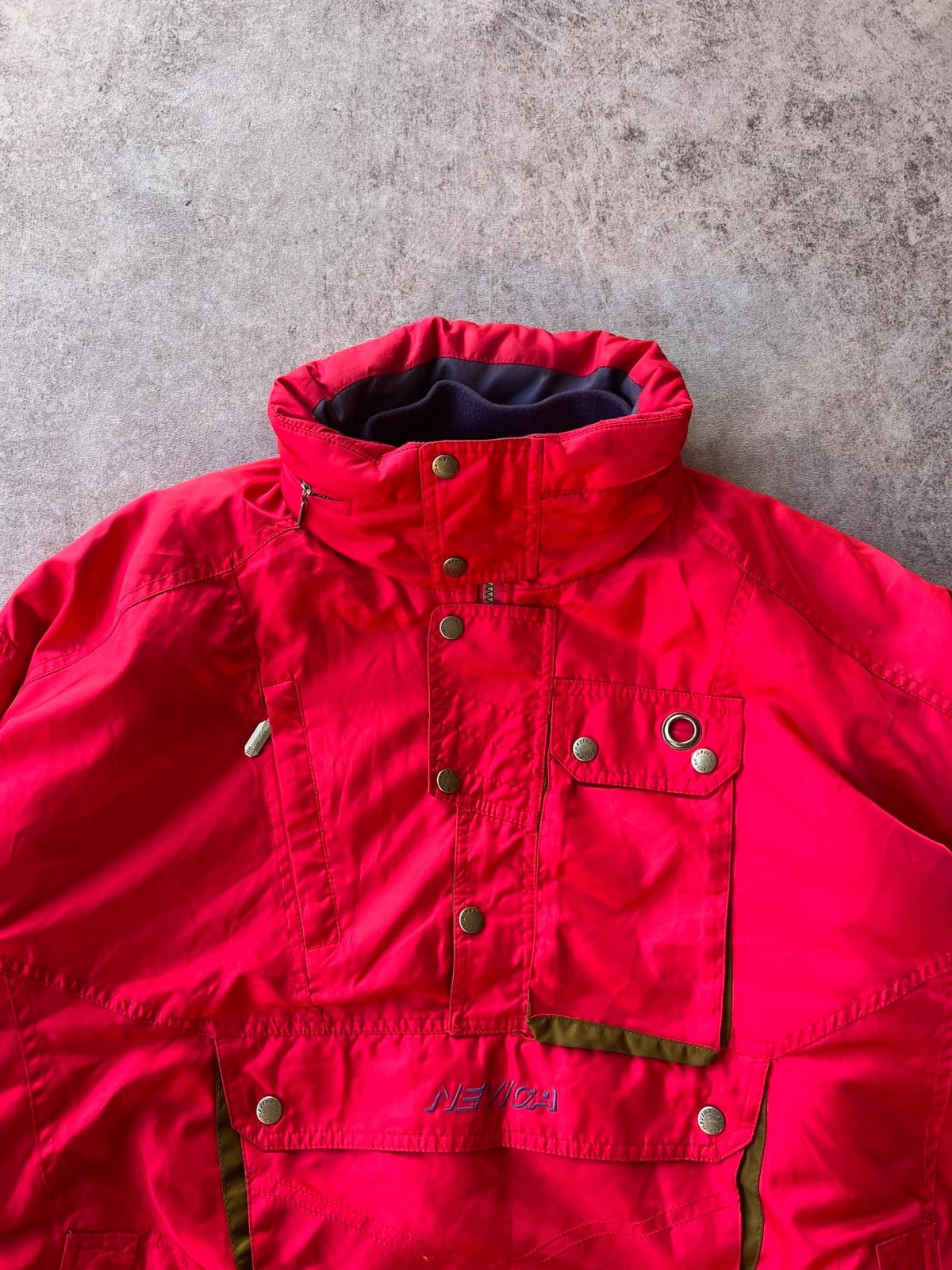 Nevica — Giacca invernale anni 90 rossa — 2