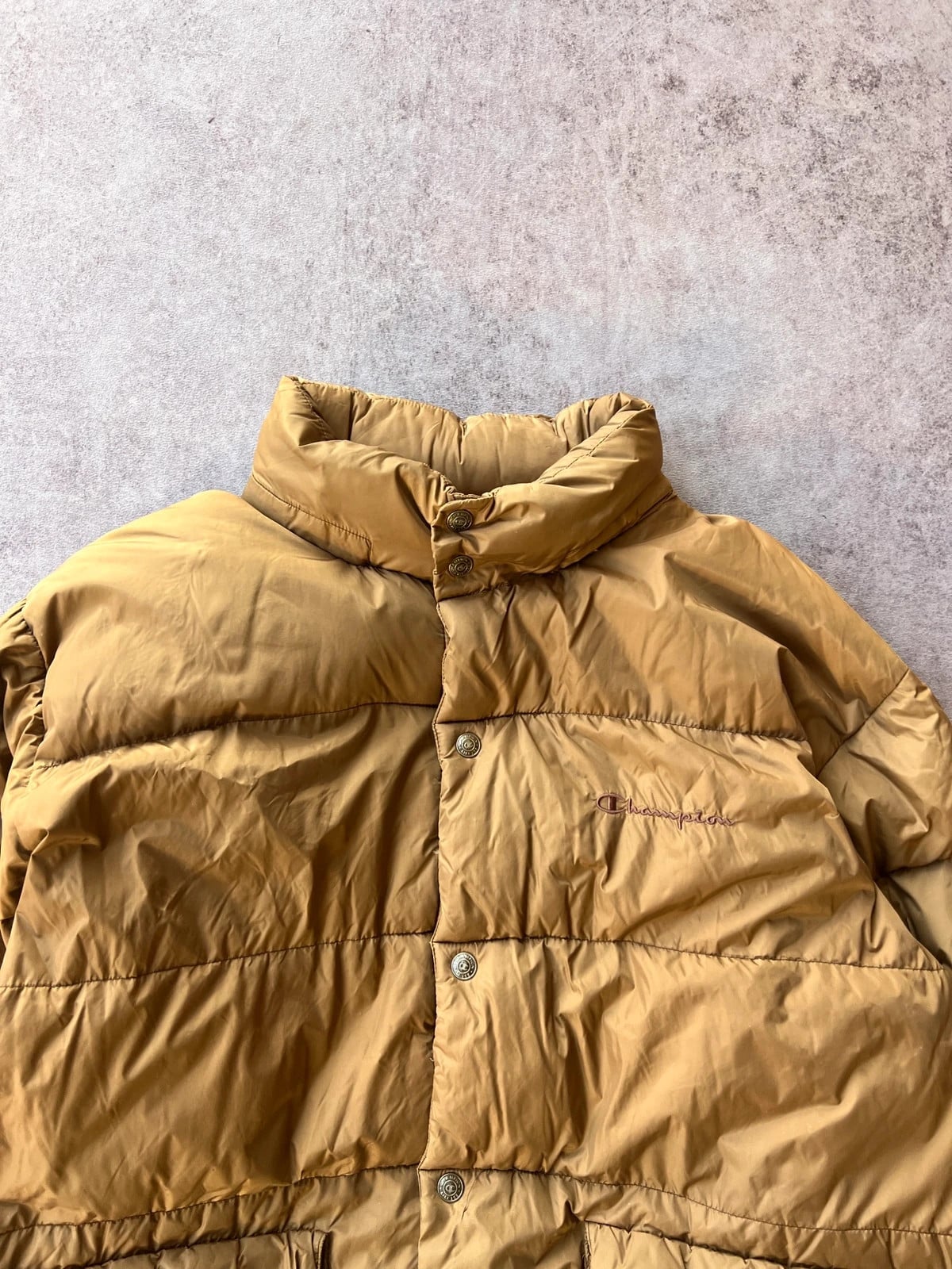 Champion — Giacca puffer anni 90 marrone — 2