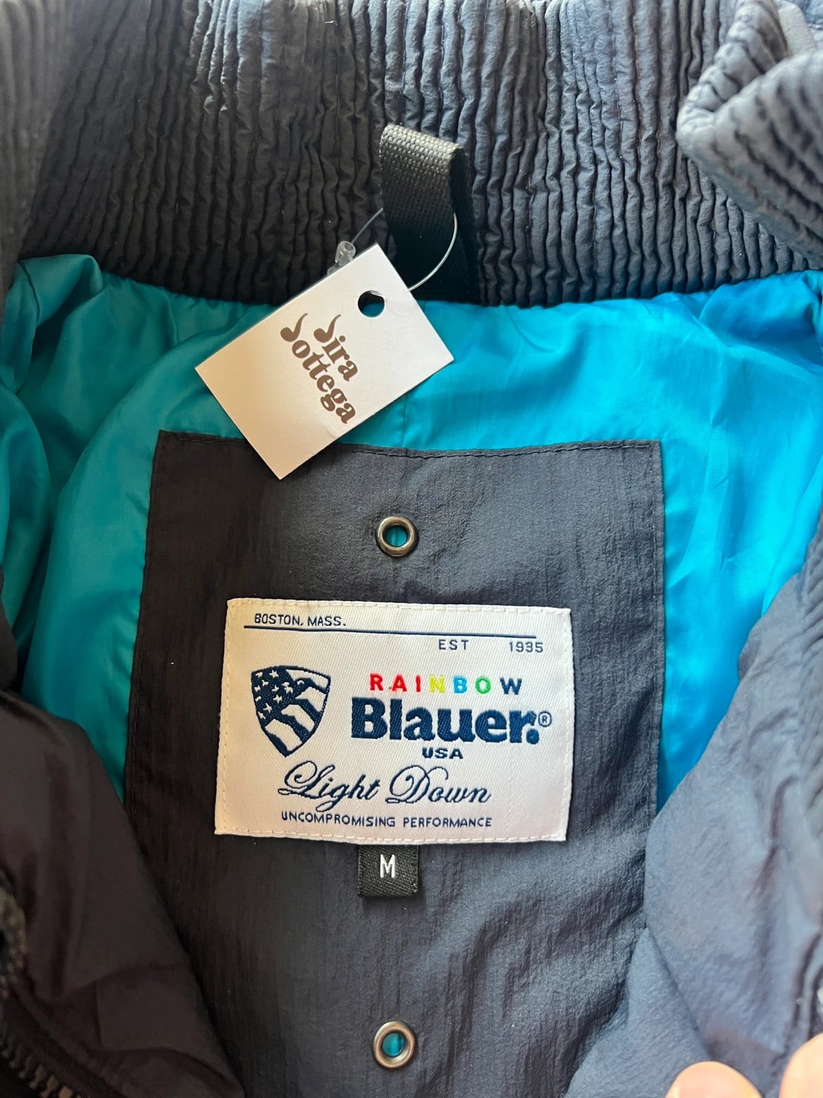 Blauer — Giacca puffer anni 90 grigia — 4