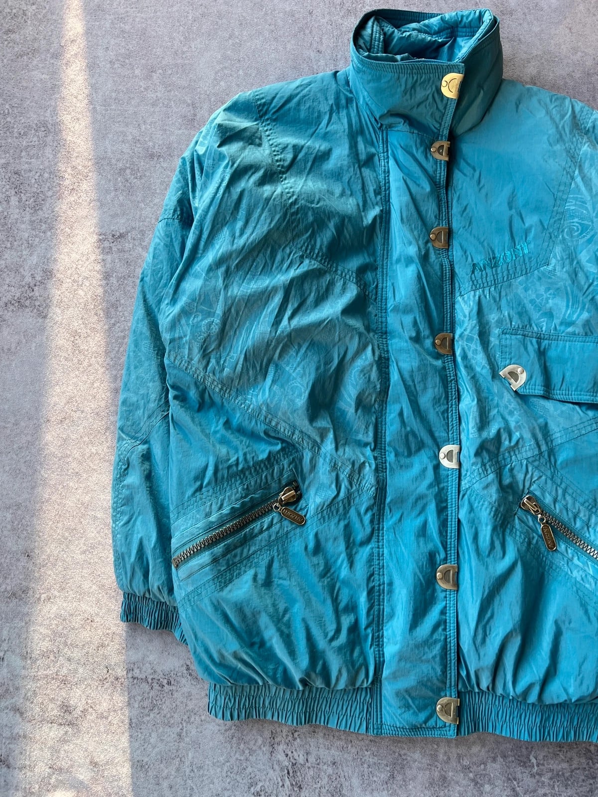Anzoni — Giacca vintage anni 90 blu — 4