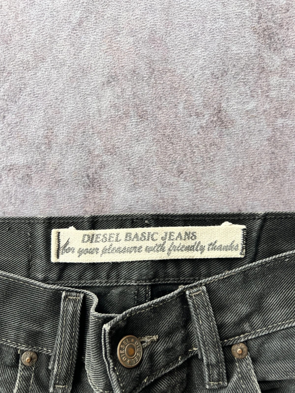 Diesel — Jeans basic neri anni 90