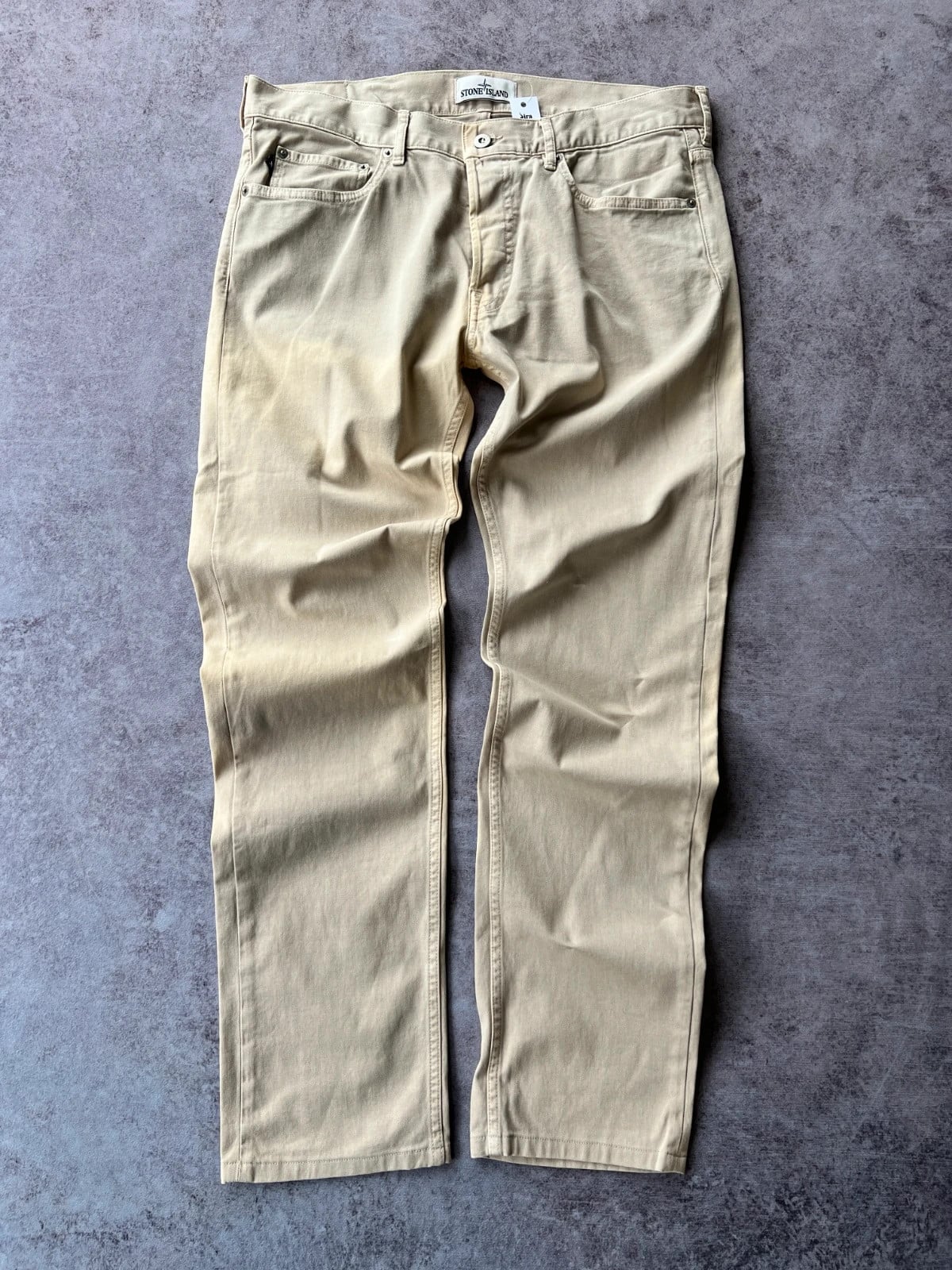 Stone Island — Pantaloni chino beige anni recenti