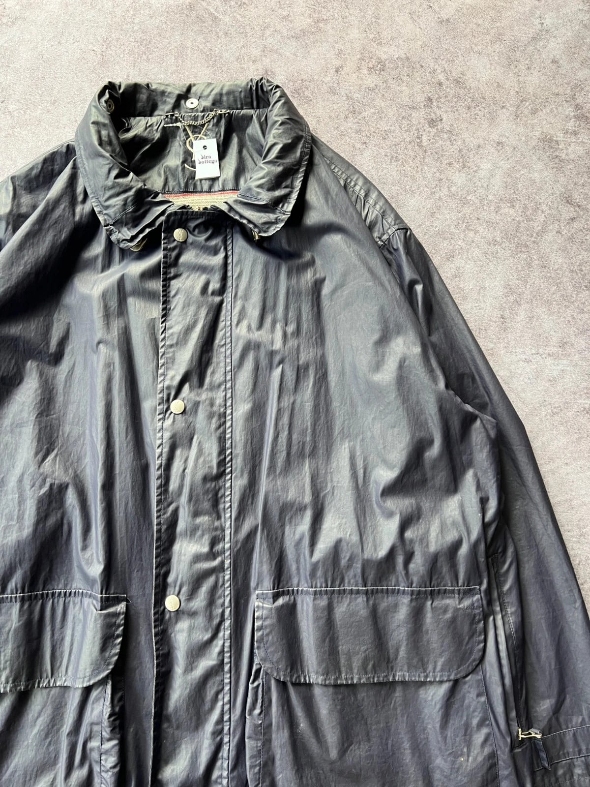 Saint Laurent — Giacca in nylon anni 90 blu scuro — 2