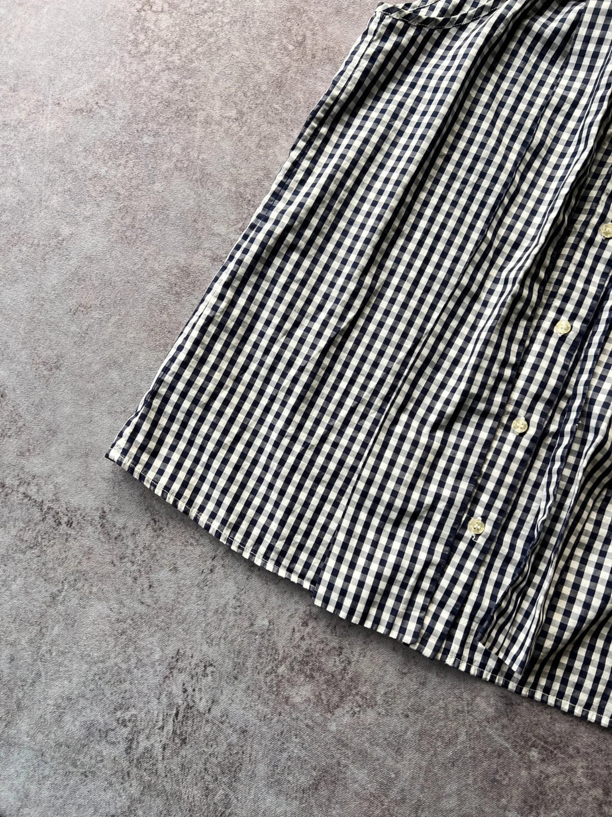 D&G — Camicia senza maniche a quadri anni 2000 blu e bianco — 3