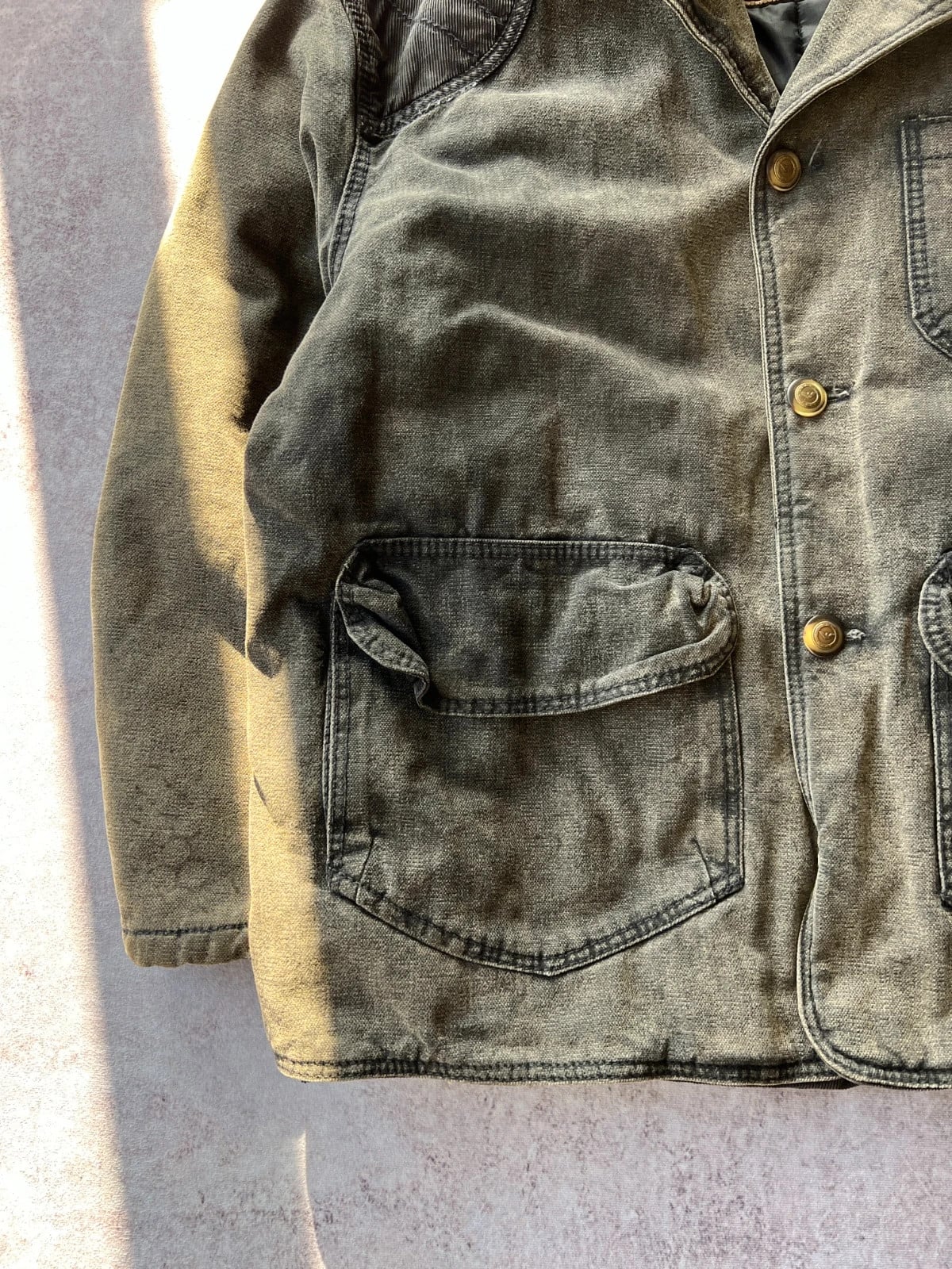 Armani Jeans — Giacca vintage anni 90 verde oliva — 3