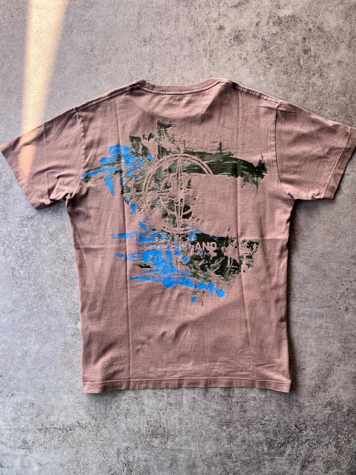 Stone Island — T-shirt grafica anni 2000 viola — 6
