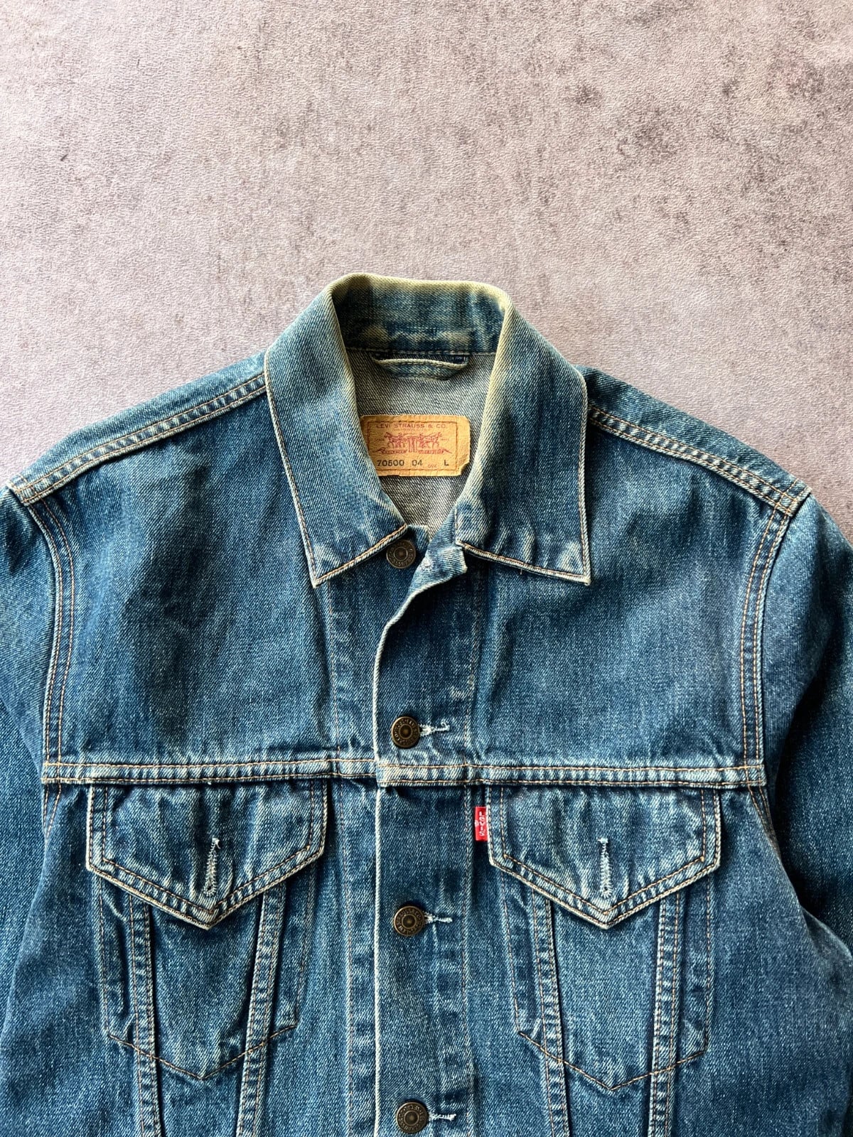 Levi's — Giacca denim 70500 anni 90 blu