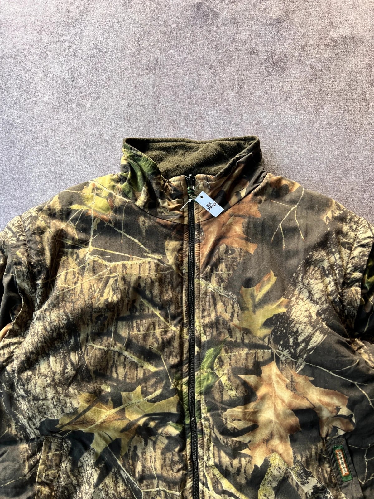 Realtree — Giacca camouflage anni 2000 verde e marrone — 2
