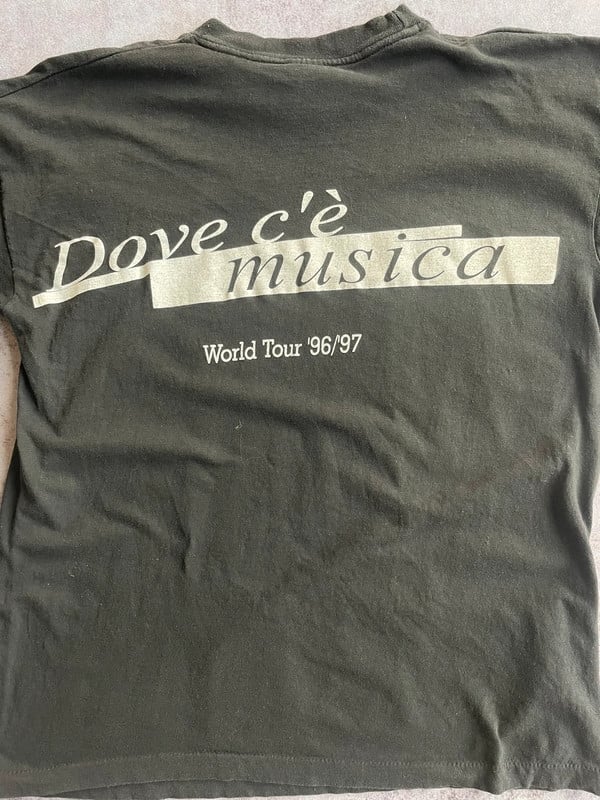 Eros Ramazzotti 96’ tour music tee vintage — 5