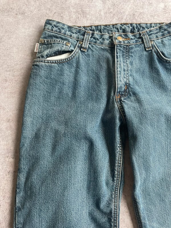 90s Carhartt blue jeans winter — 3