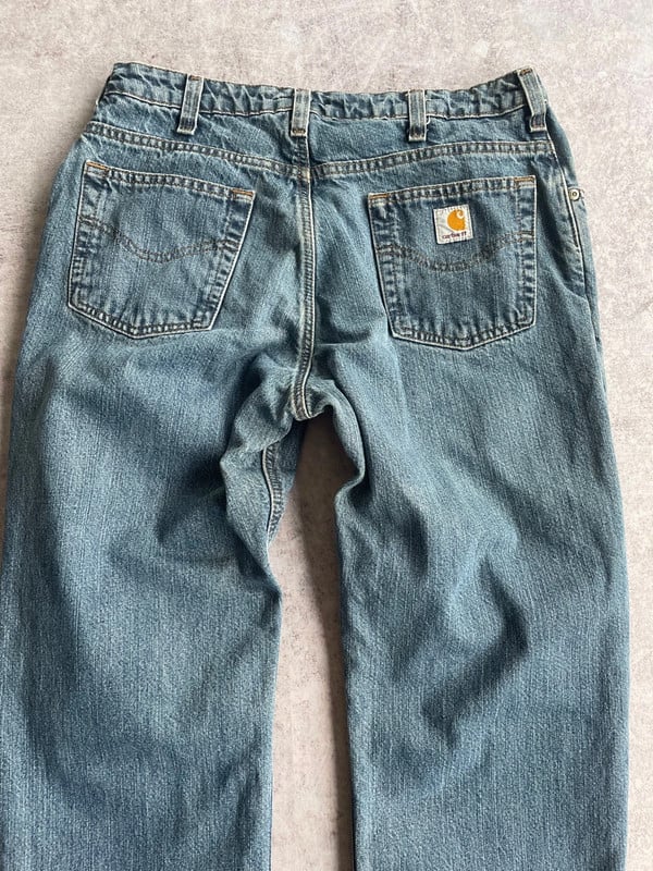 90s Carhartt blue jeans winter — 6