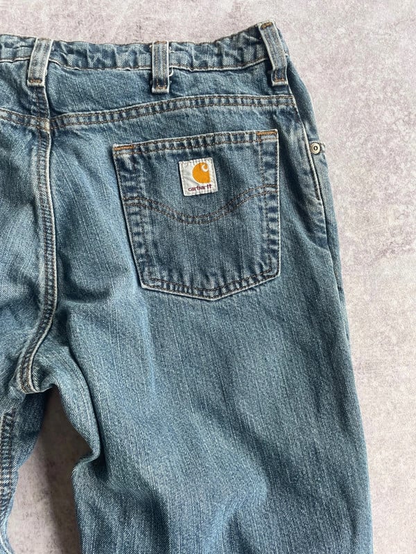 90s Carhartt blue jeans winter — 7