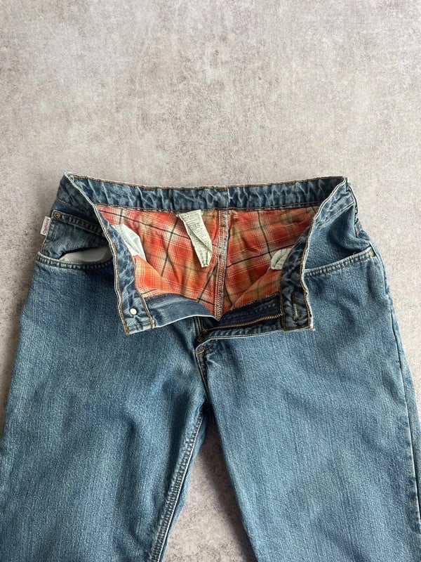 90s Carhartt blue jeans winter — 9