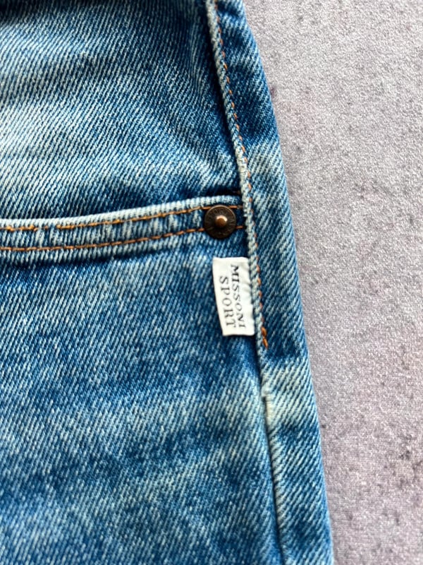 90s Missoni Sport blue jeans vintage — 8