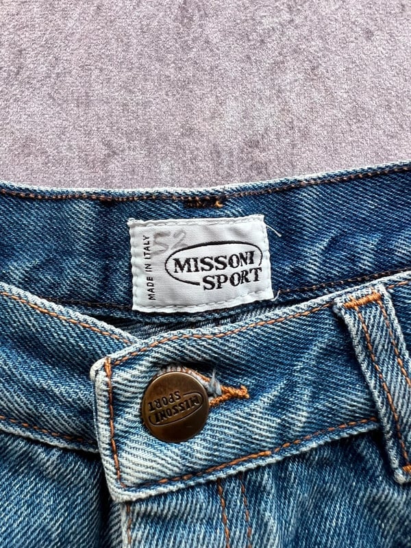 90s Missoni Sport blue jeans vintage — 9