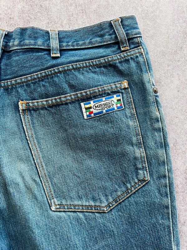 90s Missoni Sport blue jeans vintage — 12