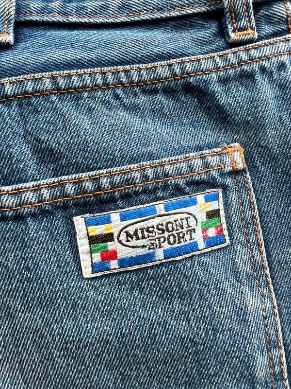 90s Missoni Sport blue jeans vintage — 13