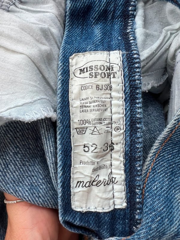 90s Missoni Sport blue jeans vintage — 15