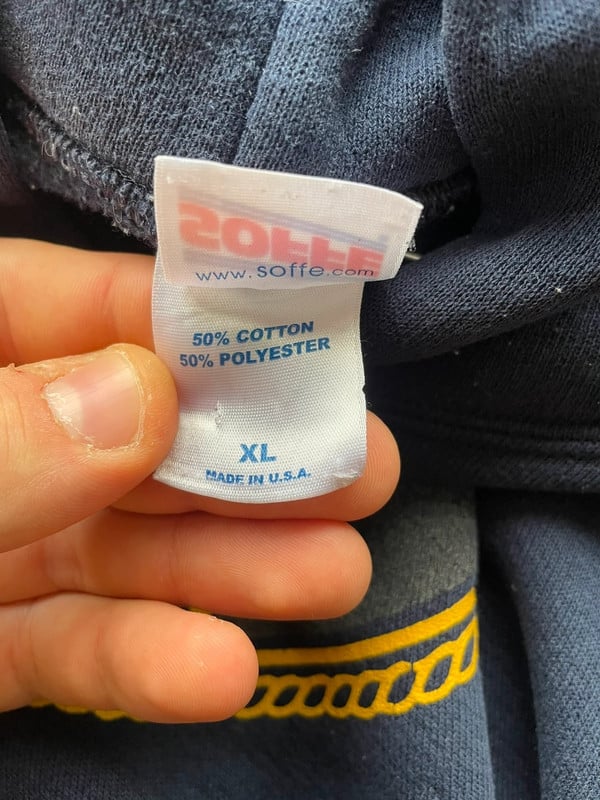 Vintage US Army hoodie military blue — 9