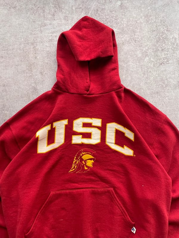 RA USC HOODIE ROSSA — 2