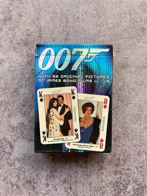 007 playing cards vintage — 2