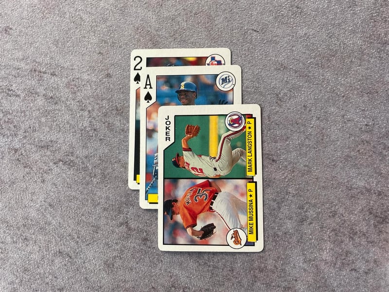 1992 MLB playing cards vintage — 3