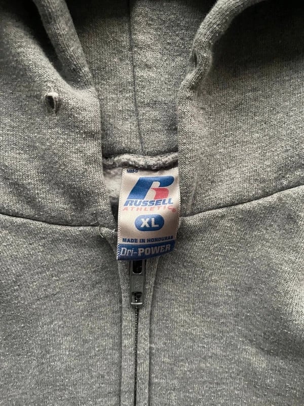 RA ZIP HOODIE GRIGIA NEO — 7