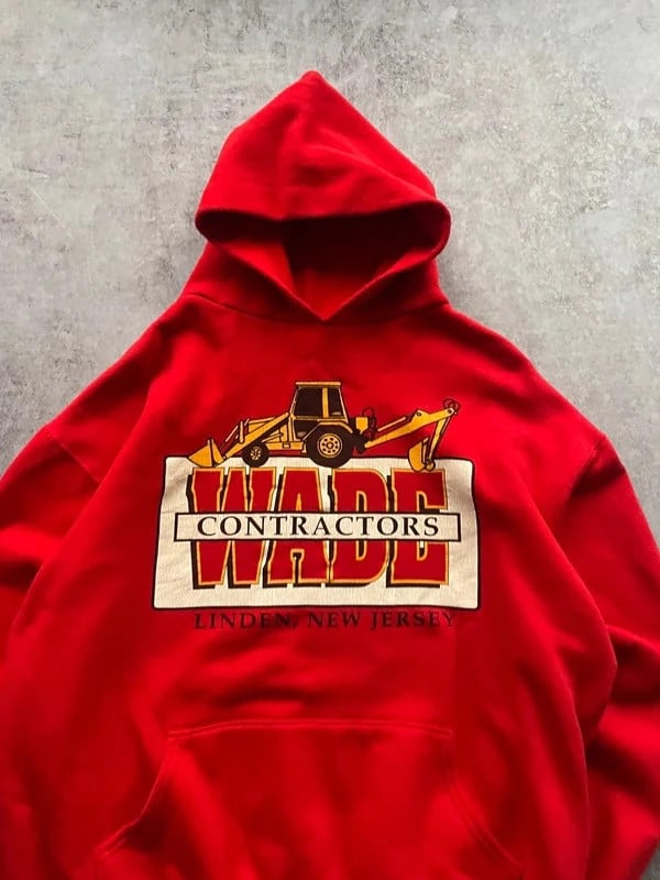 RA HOODIE ROSSO CONTRACTORS — 2
