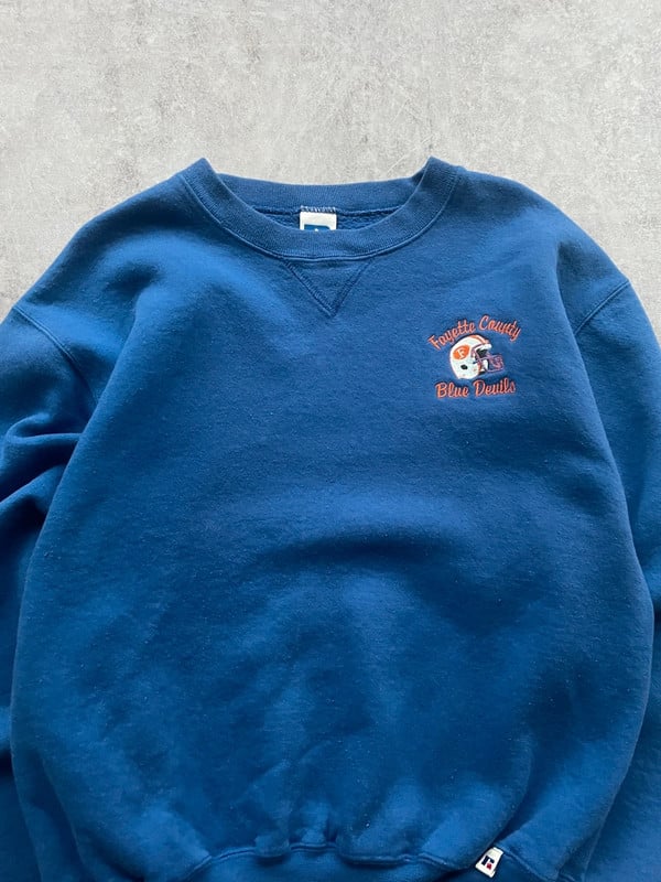 RA CREWNECK BLU FAYETTE — 2