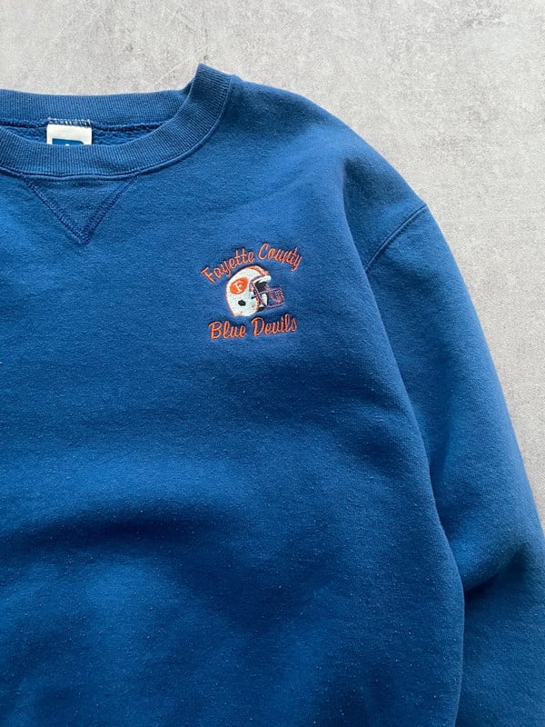 RA CREWNECK BLU FAYETTE — 3