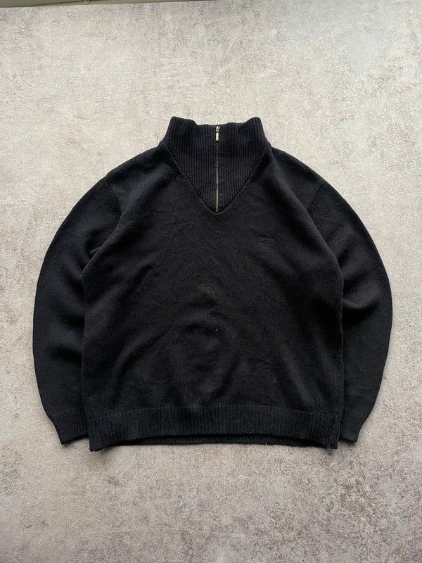 HUGO BOSS MAGLIONE BLU