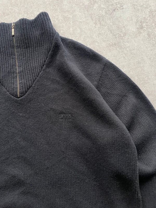 HUGO BOSS MAGLIONE BLU